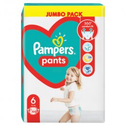 Sauskelnės Pampers Pants 6 dyd. 14-19kg,44vnt