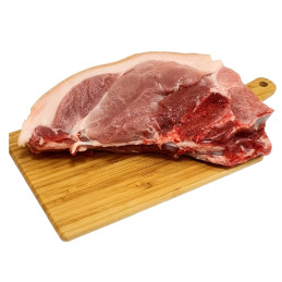 Kiaulienos mėsa su kaulu