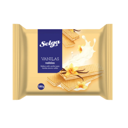 Vafliai Selga vaniliniai 180g