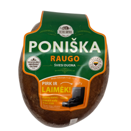 Duona Poniška 0,5kg raugo...