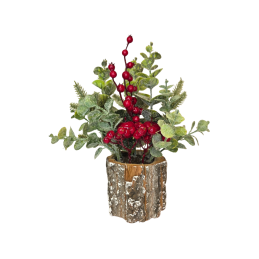 Kalėdinė puokštė-vazonėlyje...