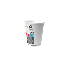 Popieriniai puodeliai balti...