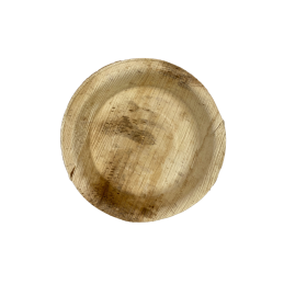 Palmių lapų lėkštė apvali...