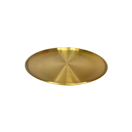 Metalinė lėkštė aukso...