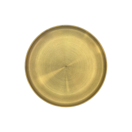 Metalinė lėkštė aukso...