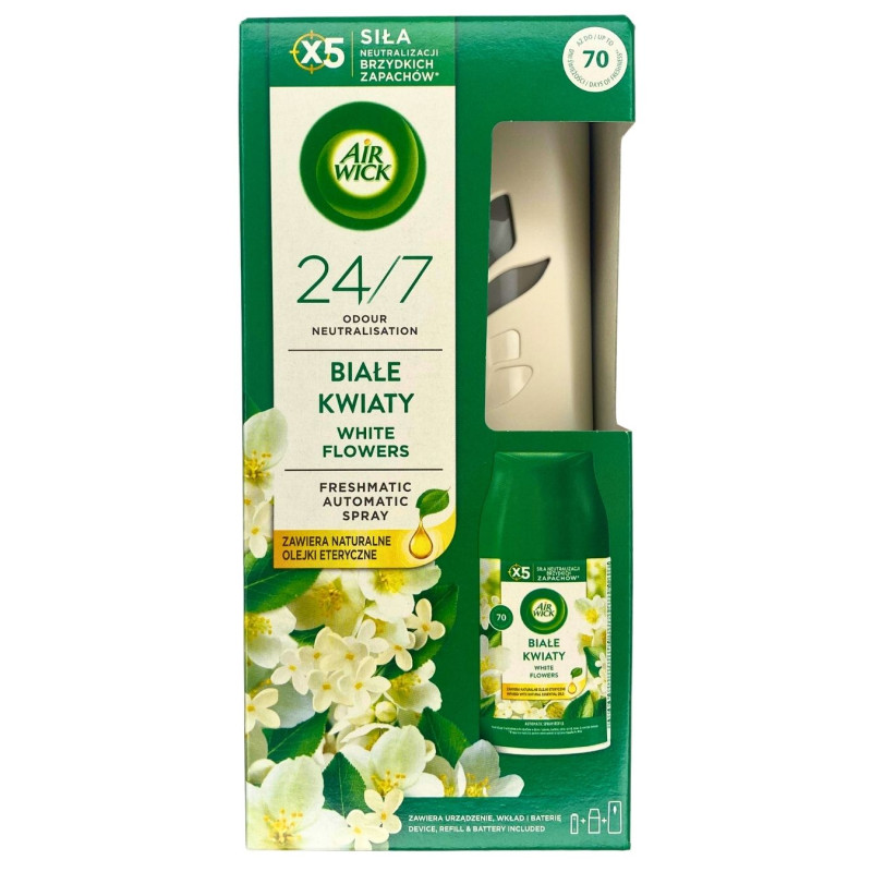 Oro gaiviklis Air Wick  Matic White Flower 250ml su prietaisu