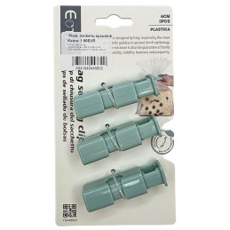 Plastikiniai maišelių spaustukai  3 vnt