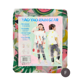 Lietpaltis vaikiškas 1vnt