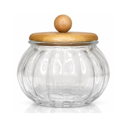 Stiklinė cukrinė su dangteliu