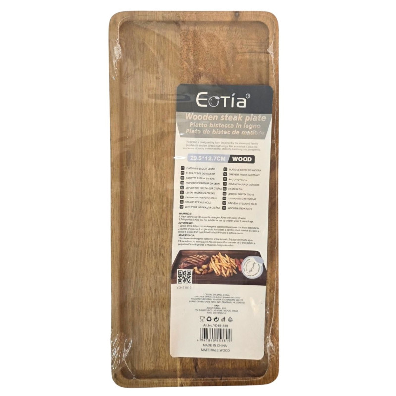 Medinė steiko lentelė 29.5x12.7cm