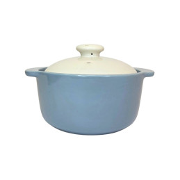 Keramikinis puodas su dangčiu