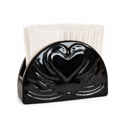 Stiklinis servetėlių laikiklis