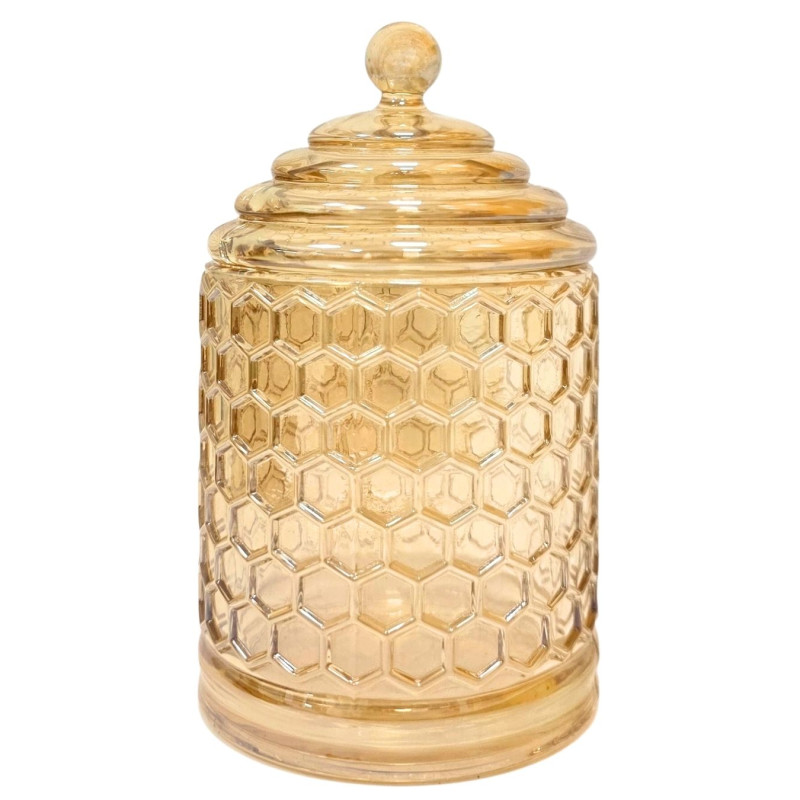 Stiklinė cukrinė su dangteliu