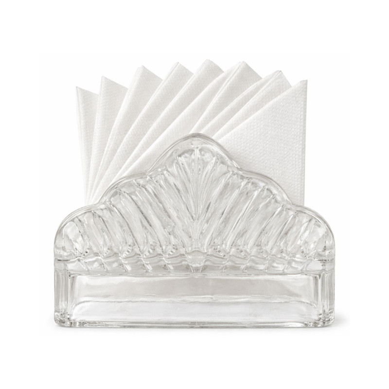 Stiklinis servetėlių laikiklis