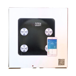 Svarstyklės elektroninės iki 180kg su mobiliąją programėle telefone