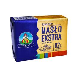 Saldžios grietinėlės sviestas "LOWICZ Ekstra" 200g 82%