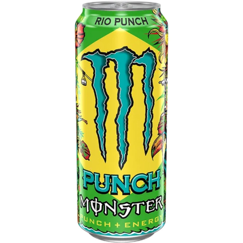 Gazuotas energetinis gėrimas Monster Rio Punch, 500ml