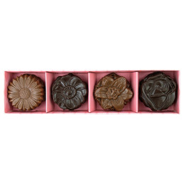 Šokoladinių figurėlių rinkinys Saldūs žiedai, 100g