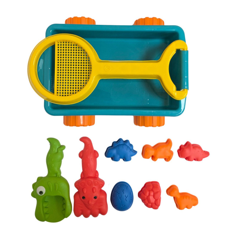 Žaislinė Smėlio priekaba su priedais