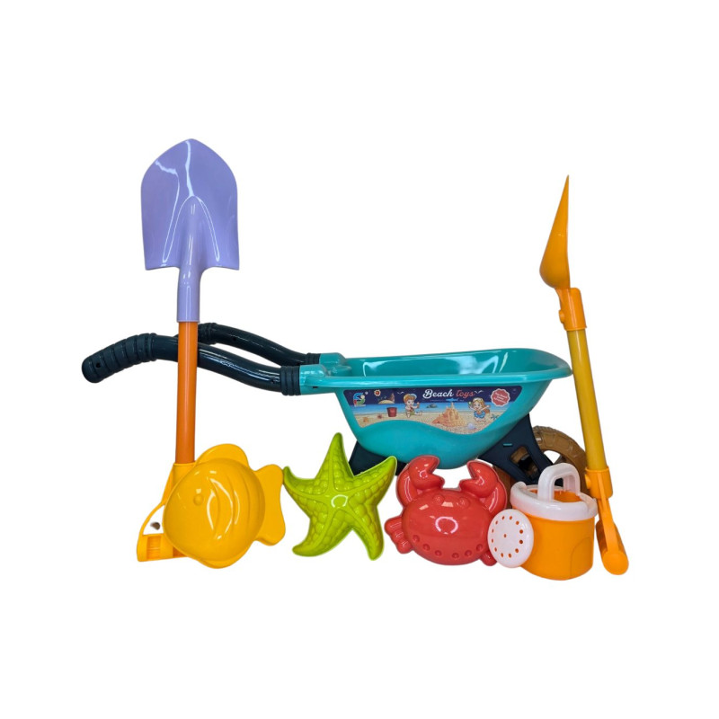 Žaislinis Smėlio karutis su priedais