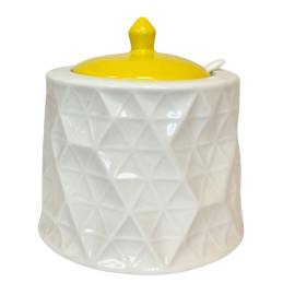 Keraminė cukrinė su dangteliu