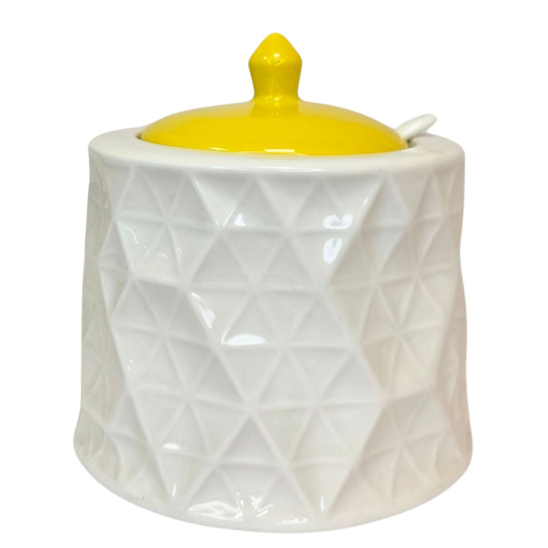 Keraminė cukrinė su dangteliu