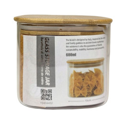 Stiklinis indas biriems produktams