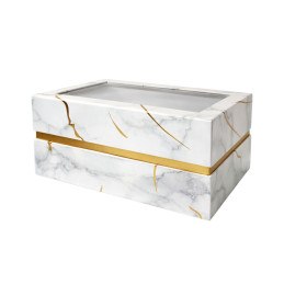 Dovanų dėžutė su langu 28 x 20 x 12 cm