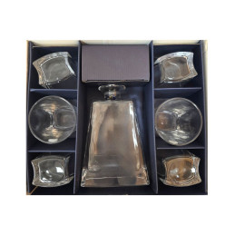 Stiklinis grafinas + 6 taurės