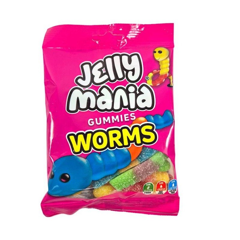 Rūgštūs guminukai Jake Worms, 100g