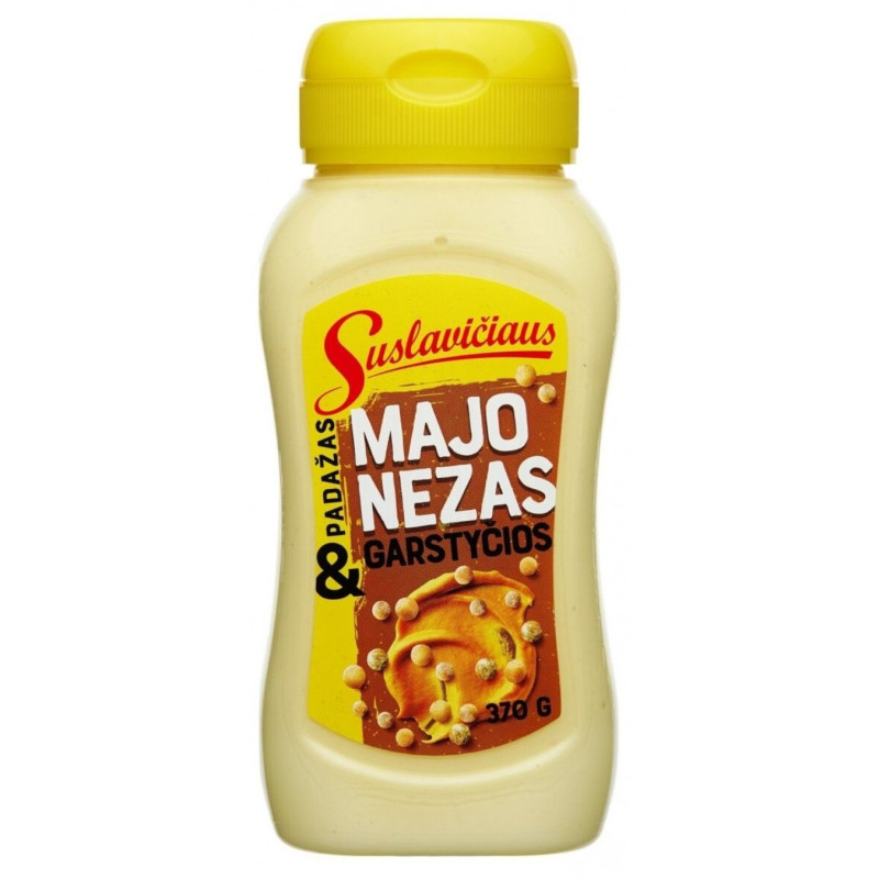 Padažas Suslavičiaus 370g majonezas & garstyčios