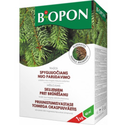 Granulės Biopon spygliuočiams nuo parudavimo 1kg