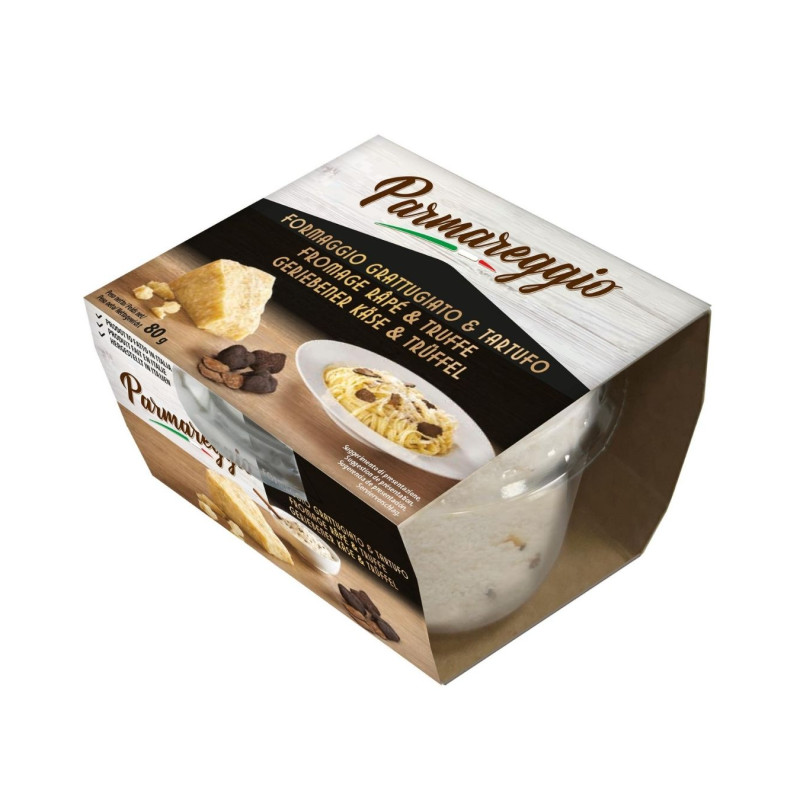 Tarkuotas kietasis sūris PARMAREGGIO trumų skonio, 80g