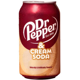 Gazuotas gėrimas  Dr.Pepper & Cream soda 355ml