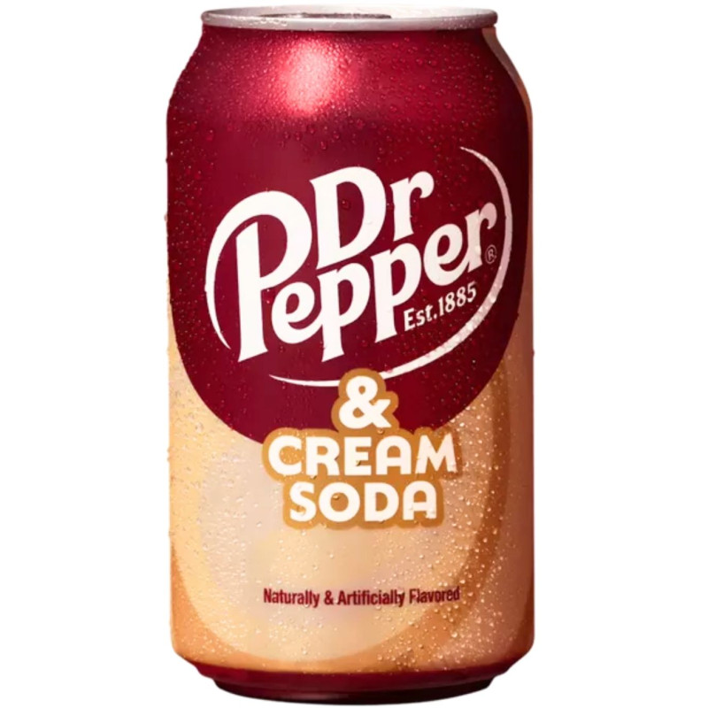 Gazuotas gėrimas  Dr.Pepper & Cream soda 355ml