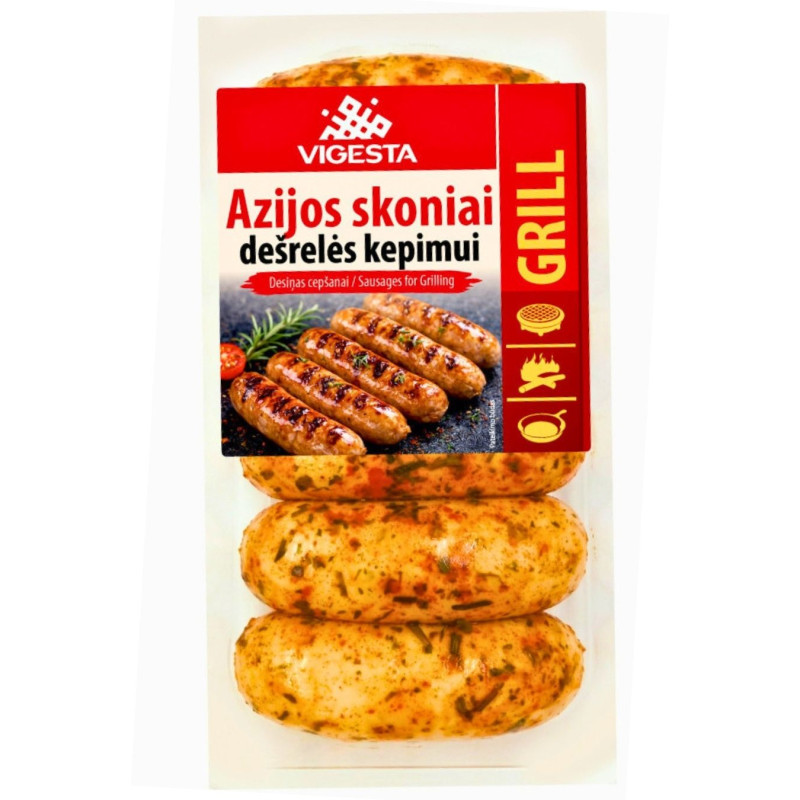 Virtos dešrelės Azijos skoniai kepimui,450g