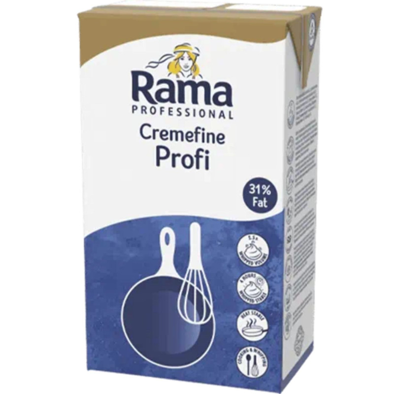 Pasukų ir augalinių riebalų mišinys Rama Cremefine Profi 31% 1l