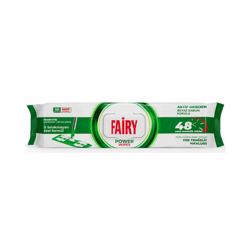 Drėgnos servetėlės grindims Fairy 50vnt