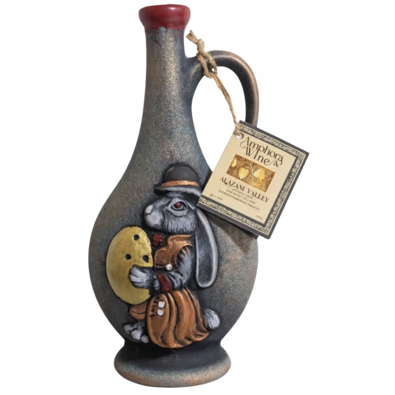 Vynas Bunny Bronze ALAZANI VALLEY raudonas, pusiau saldus (11.5%), 750 ml