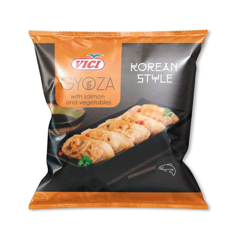 Koldūnai GYOZA su lašiša ir daržovėmis, 300g
