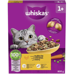 Ėdalas katėms Whiskas su vištiena,800g