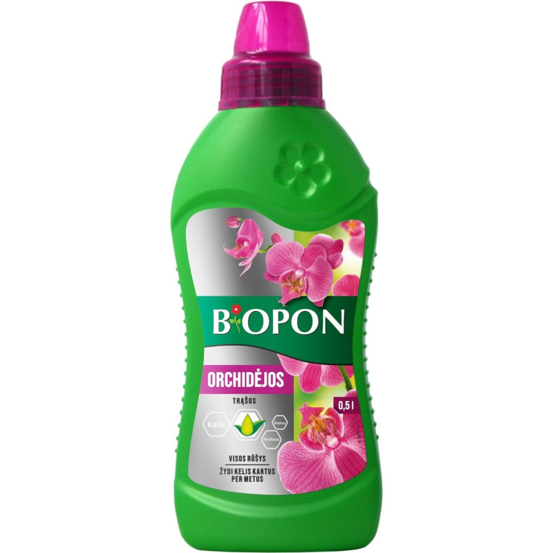 Skystos trąšos Biopon orchidėjoms 500ml