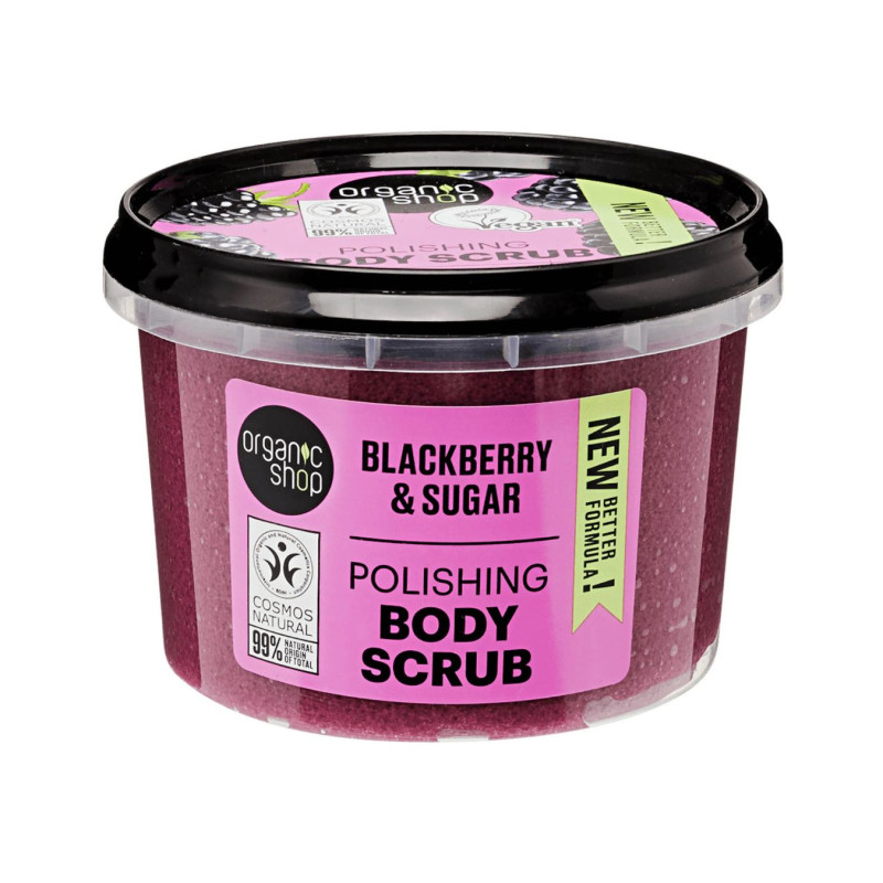 Kūno šveitiklis Organic Shop  gervuogių - cukraus 250ml