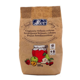 Uogienių rudasis cukranendrių cukrus su pektinu 500g