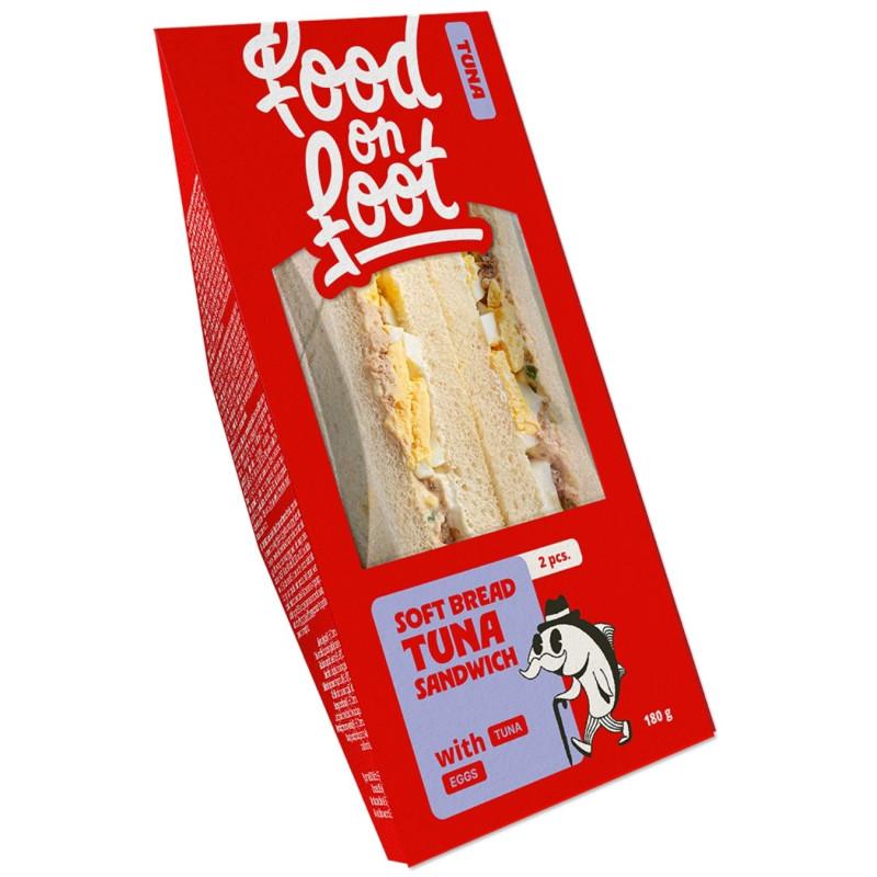Sumuštinis  Soft Bread  180g su tunu ir kiaušiniais