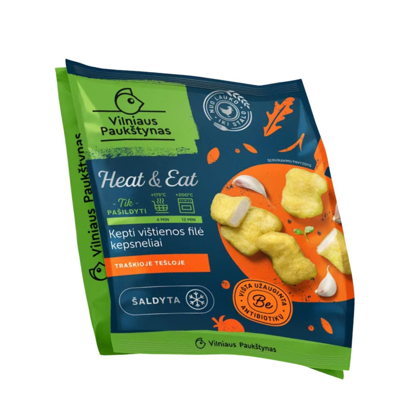 Šaldyti vištienos filė kepsneliai traškioje tešloje 500g