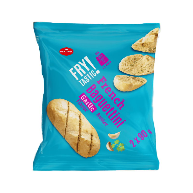 FRYTASTIC Prancūziškas Baguettini su česnakinio sviesto įdaru, 2vnt 180g