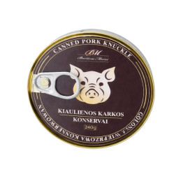 Kiaulienos karkos konservai 240g
