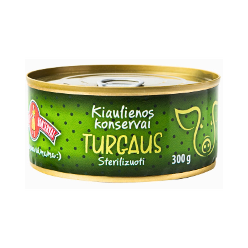 Kiaulienos konservai Turgaus,  300g