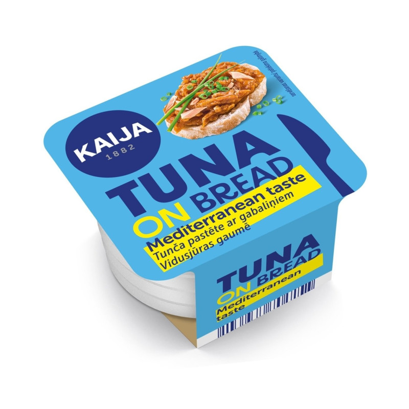 Tuno paštetas su gabalėlias Viduržemio jūros regiono skonio Kaija 125g